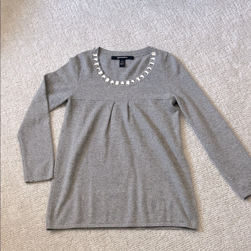 Cashmere sweater!